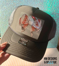 Load image into Gallery viewer, Baseball or Softball Bow DTF Transfer