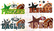 Load image into Gallery viewer, Pro Football Full Hat DTF Transfers