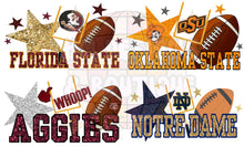 Load image into Gallery viewer, College Full Hat DTF Transfers