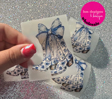 Load image into Gallery viewer, Baby’s Blue Cowboy Boots DTF Transfer