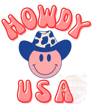 Load image into Gallery viewer, Howdy USA DTF Transfer