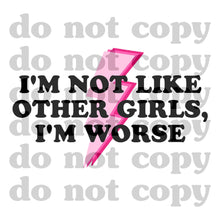 Load image into Gallery viewer, Other Girls DTF Transfer