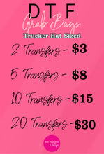 Load image into Gallery viewer, Mystery Grab Bags DTF Transfer