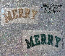 Load image into Gallery viewer, Merry Glitter DTF Transfer