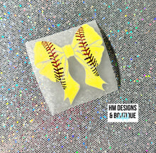 Load image into Gallery viewer, Baseball or Softball Bow DTF Transfer
