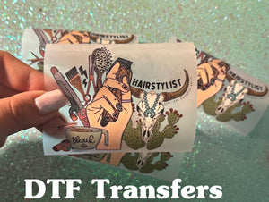 Hair Stylist DTF Transfer