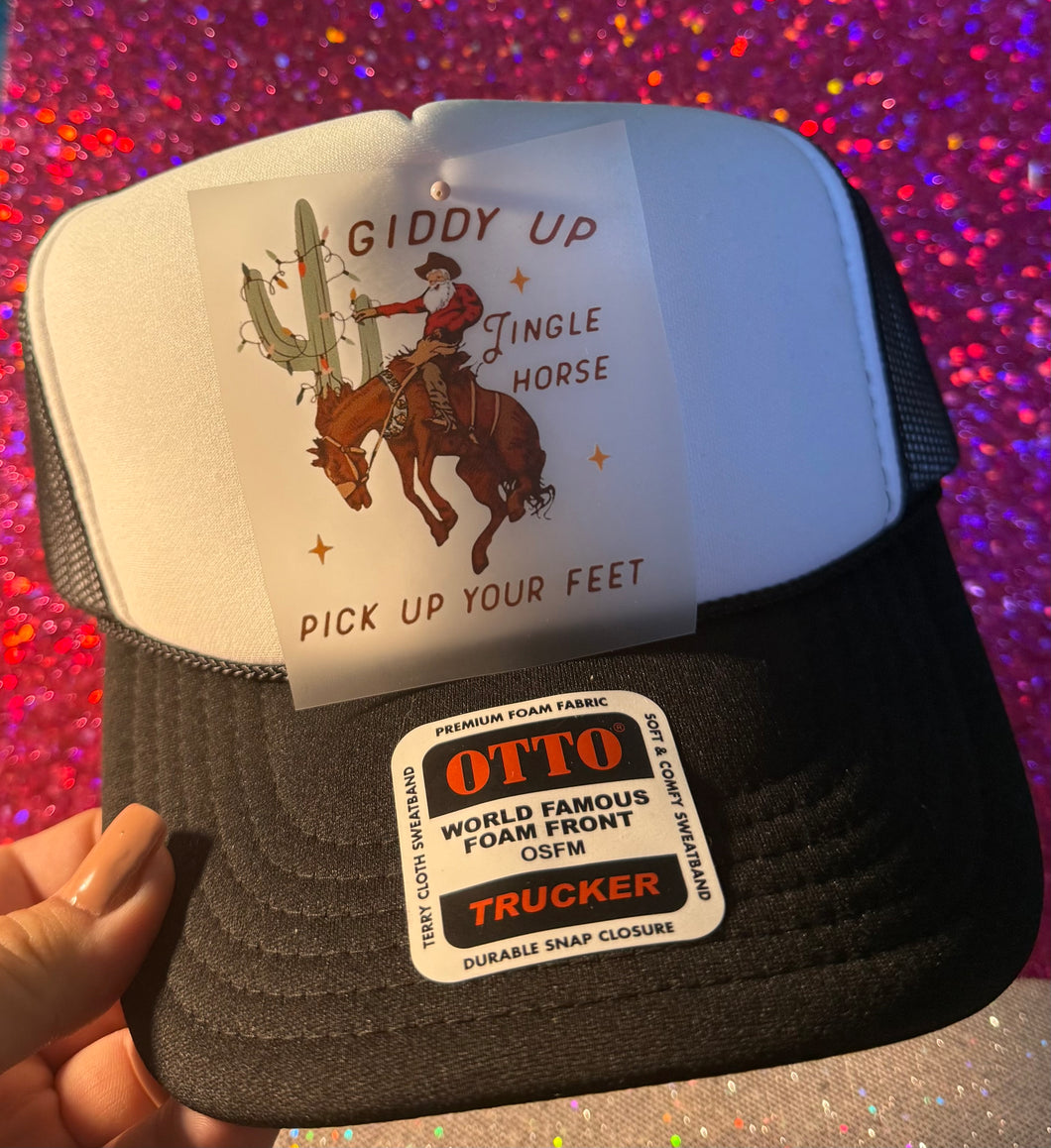 Giddy Up Jingle Horse DTF Transfer