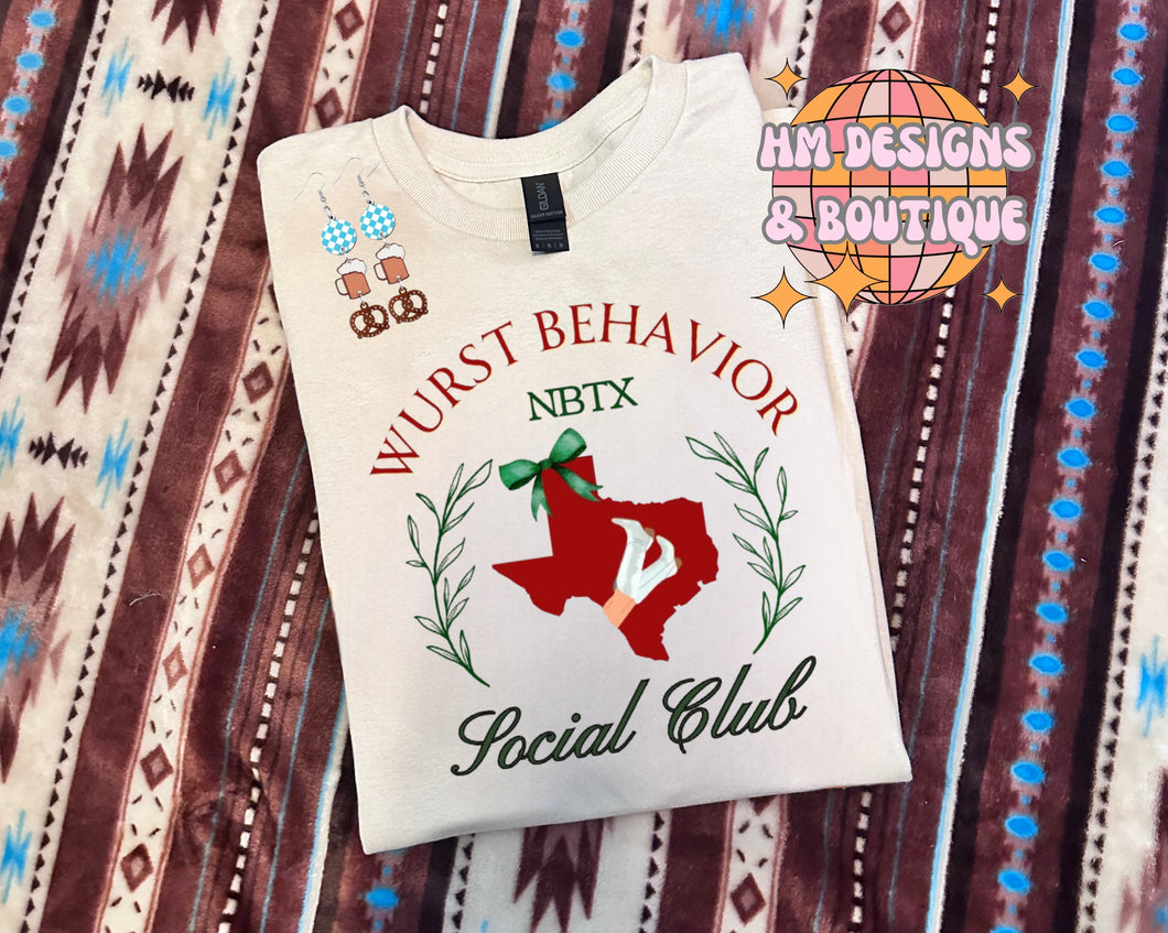 Wurst Behavior Social Club Tee