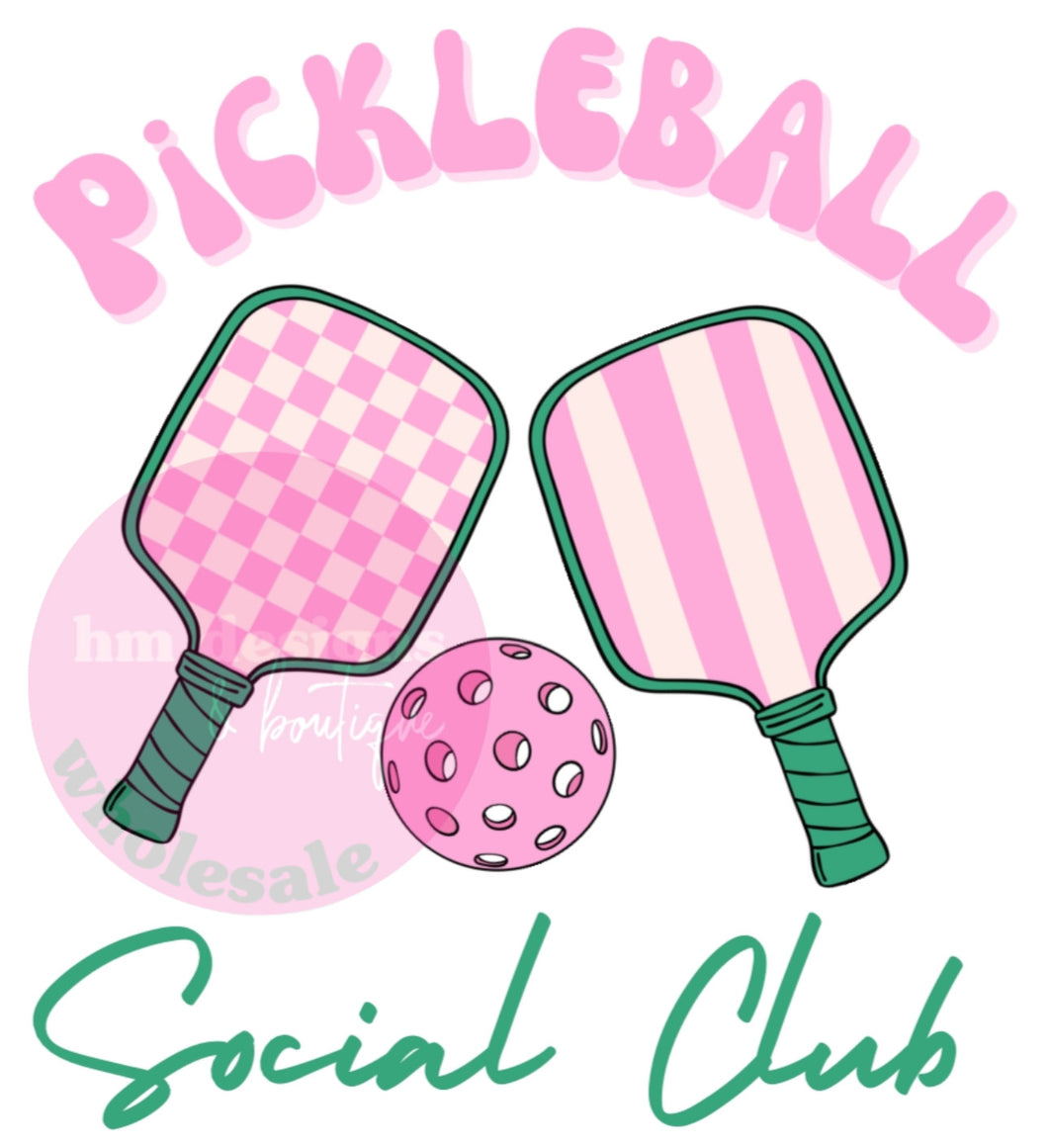 Pickleball Social Club - DTF Transfer