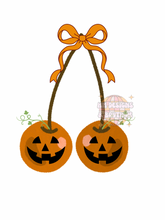 Load image into Gallery viewer, Jack-o-Lantern Cherries DTF Transfer
