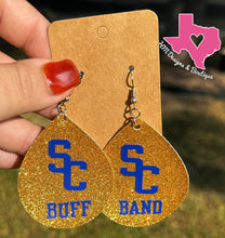 Load image into Gallery viewer, SC Buff Band Earrings
