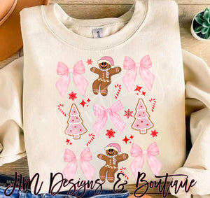 Girly Gingerbread Pullover