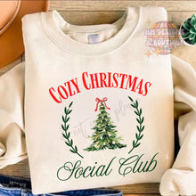 Load image into Gallery viewer, Cozy Christmas Social Club DTF Transfer
