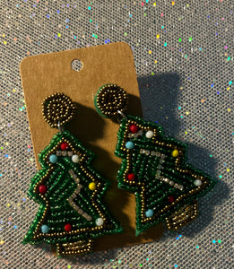 Christmas Tree Earrings