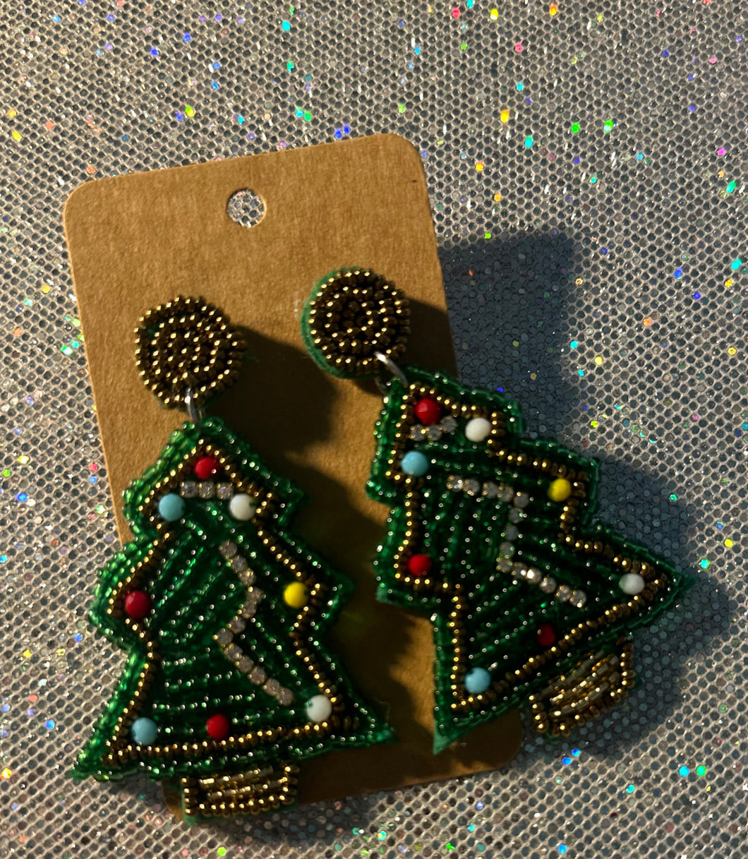 Christmas Tree Earrings