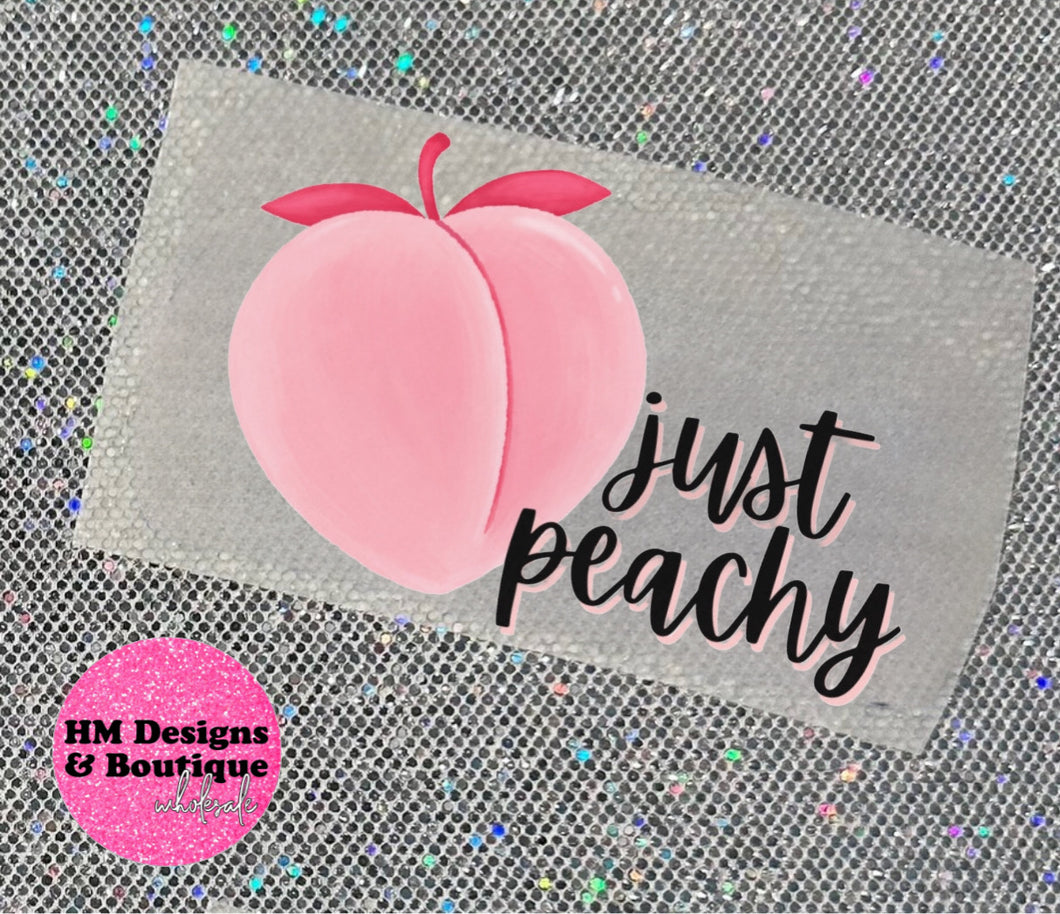 Just Peachy DTF Transfer