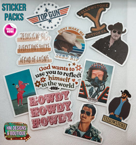 Mystery Sticker Packs