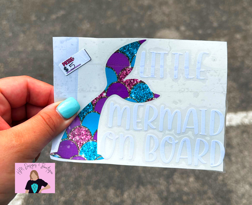 Mermaid on Board Decal