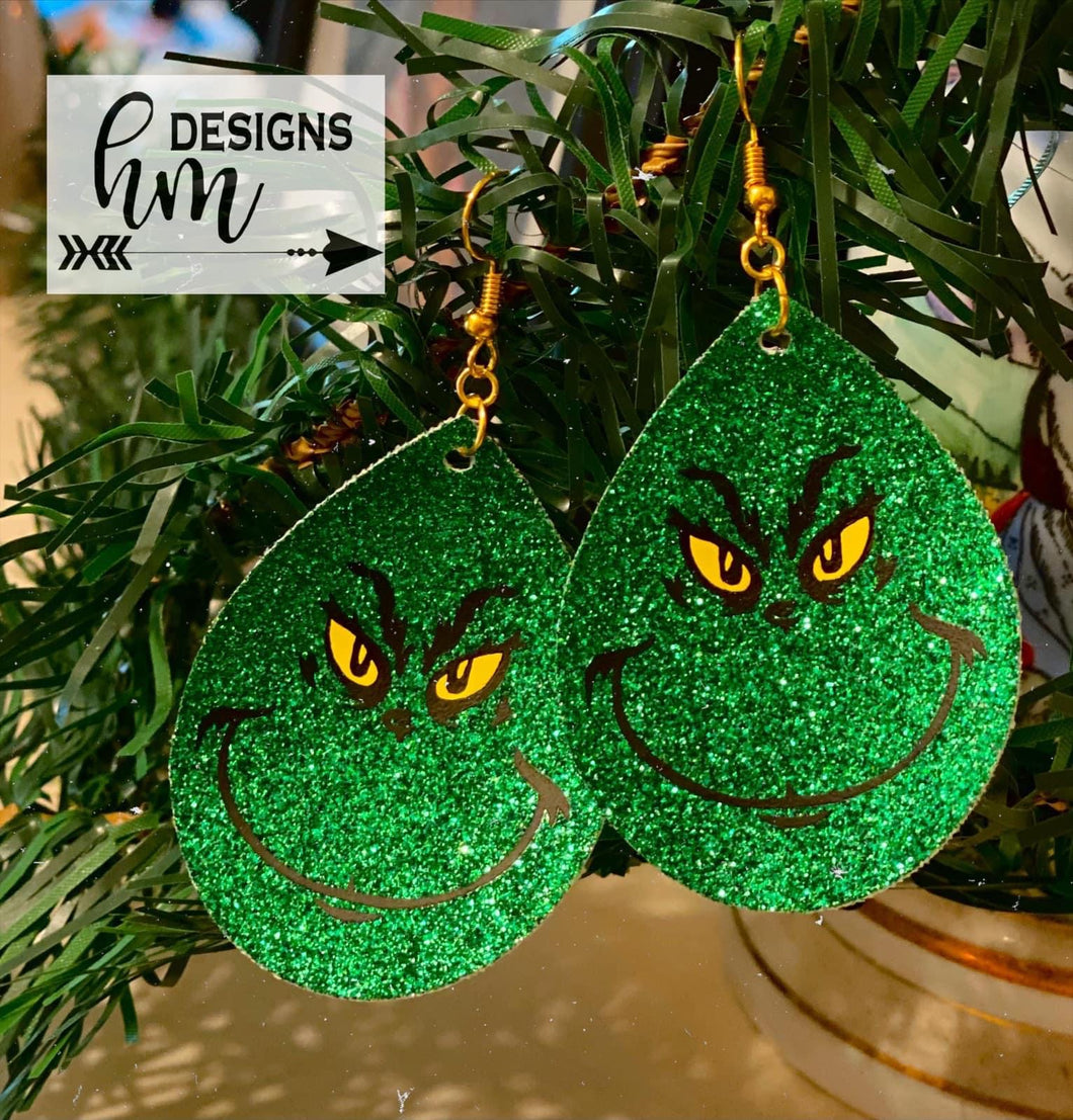 Feelin’ Grinchy Earrings