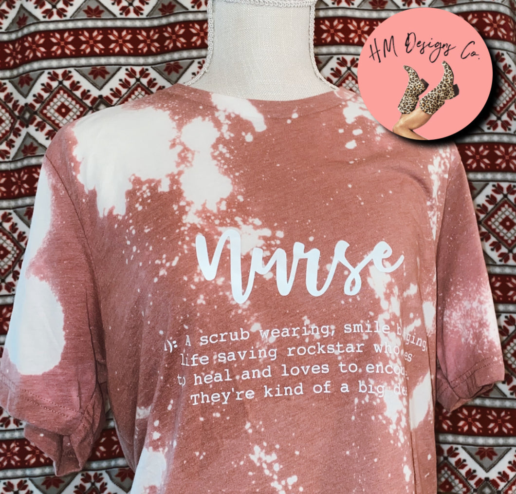 Nurse Bleached Tee