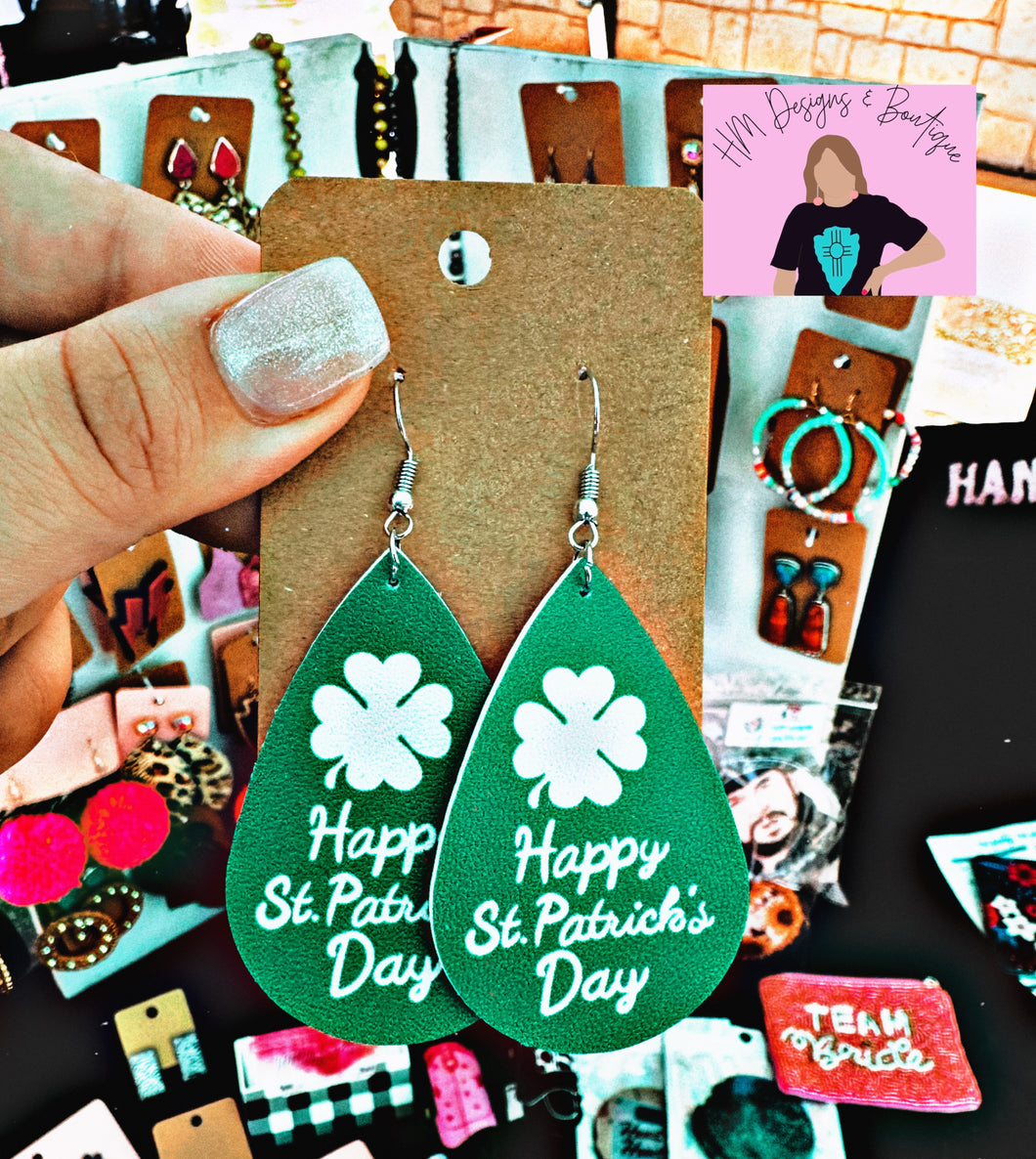 Happy St. Patrick’s Day Earrings