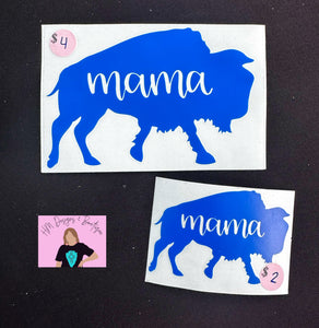 Buff Mama Decal