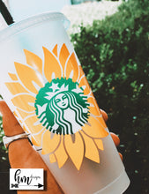 Load image into Gallery viewer, Sunflower Cold Cup
