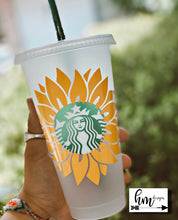 Load image into Gallery viewer, Sunflower Cold Cup
