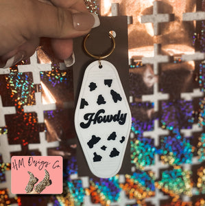 Howdy Vintage Room Key